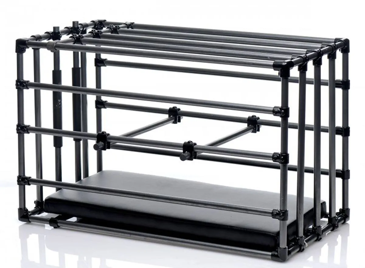 master-series-kennel-adjustable-bondage-cage-default master-series-kennel-adjustable-bondage-cage-default