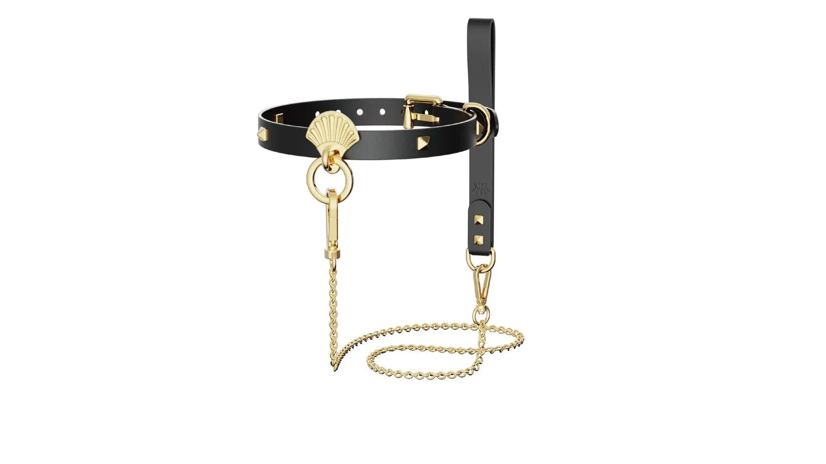 zalo-collar-leash-set-black-default zalo-collar-leash-set-black-default