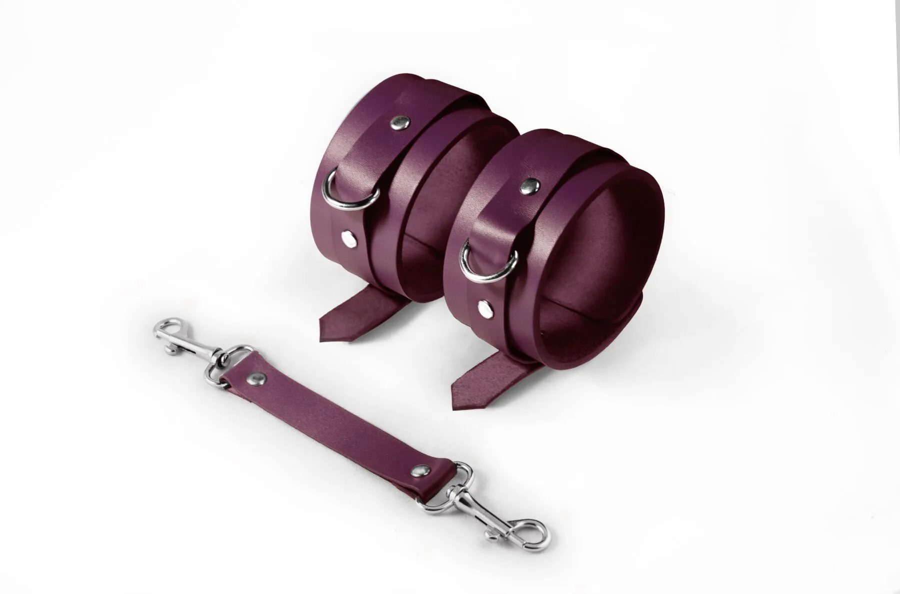 feral-feelings-ankle-restraints-natural-leather-burgundy-default feral-feelings-ankle-restraints-natural-leather-burgundy-default