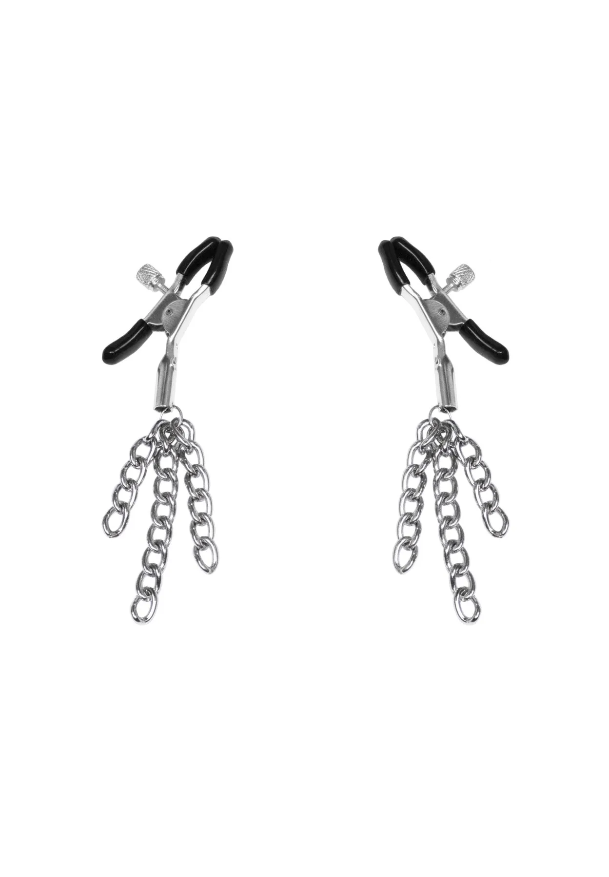 feral-feelings-nipple-clamps-tassels-silverblack-default feral-feelings-nipple-clamps-tassels-silverblack-default